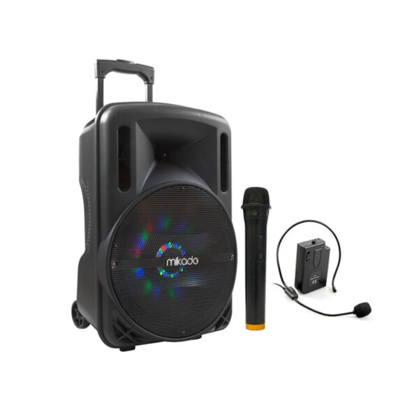 Bluetooth zvučnik karaoke + mikrofon za glavu - MIKADO®