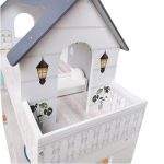 Drvena kućica iz snova za lutke, siva - Free 2 Play®